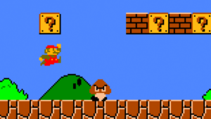 Juego Mario Bros de Family Game, primera pantalla.
