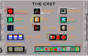 Personajes y elementos del juego