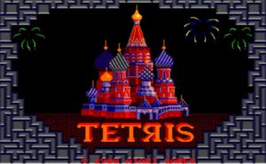 Pantalla de inicio de Tetris