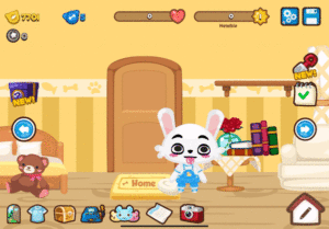 My pet in the house of Pet Society