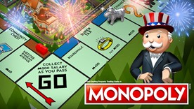 imagen comercial del tablero del juego de mesa Monopoly